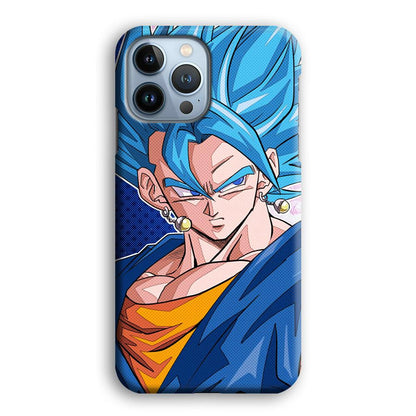 The Bluish Saiyan Stare iPhone 15 Pro Max Case-Oxvistore