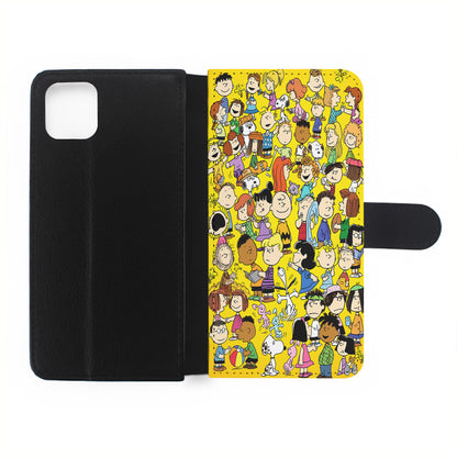 The Charlie Brown and Friends Peanuts Flip Wallet Phone Case