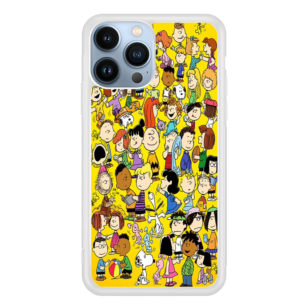 The Charlie Brown and Friends Peanuts 2D Rubber Phone Case