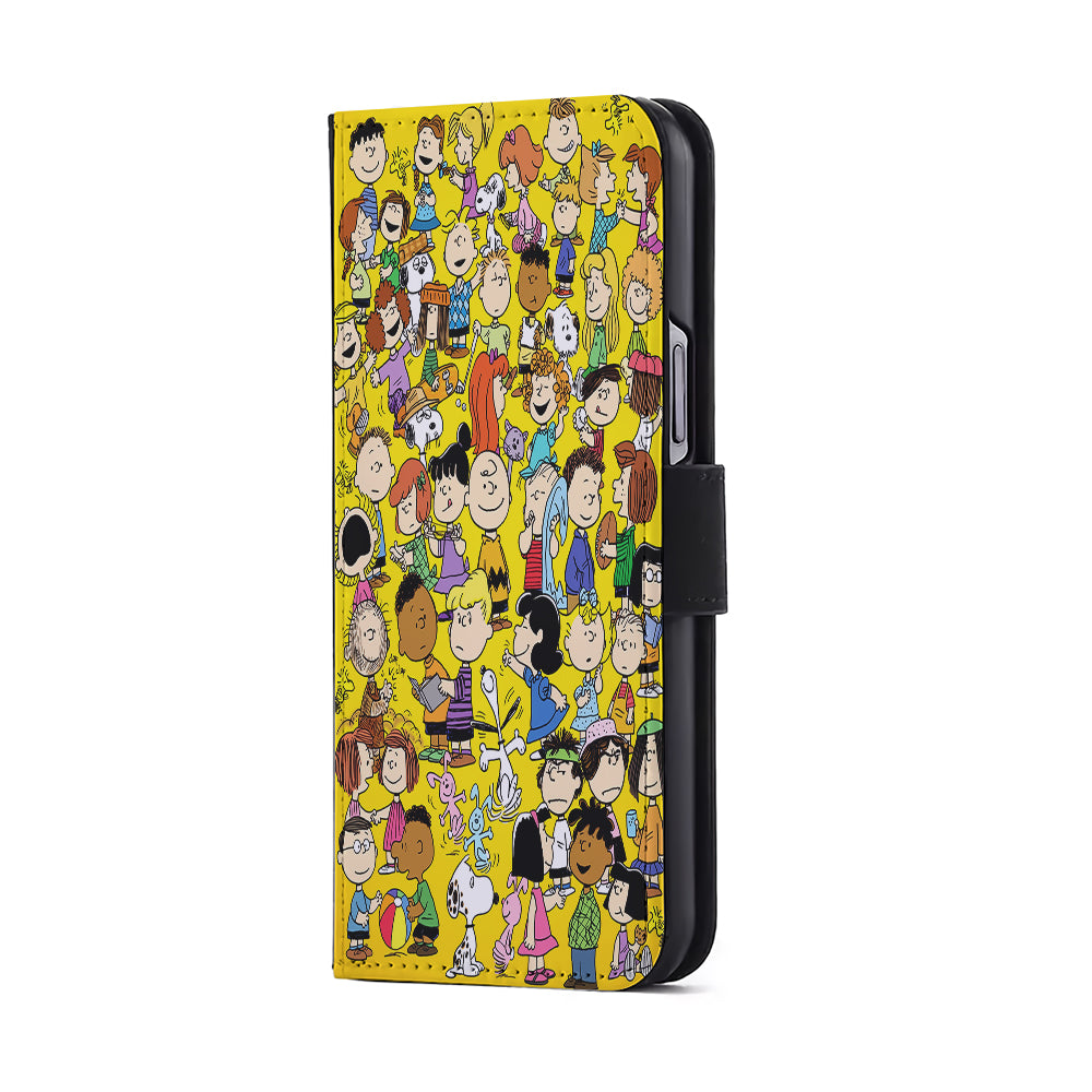 The Charlie Brown and Friends Peanuts Flip Wallet Phone Case