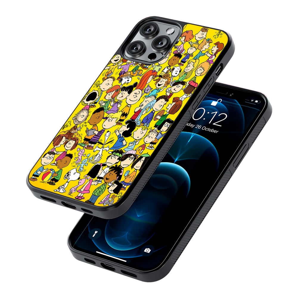 The Charlie Brown and Friends Peanuts 2D Rubber Phone Case