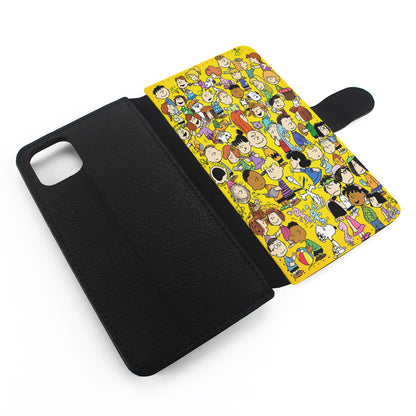 The Charlie Brown and Friends Peanuts Flip Wallet Phone Case