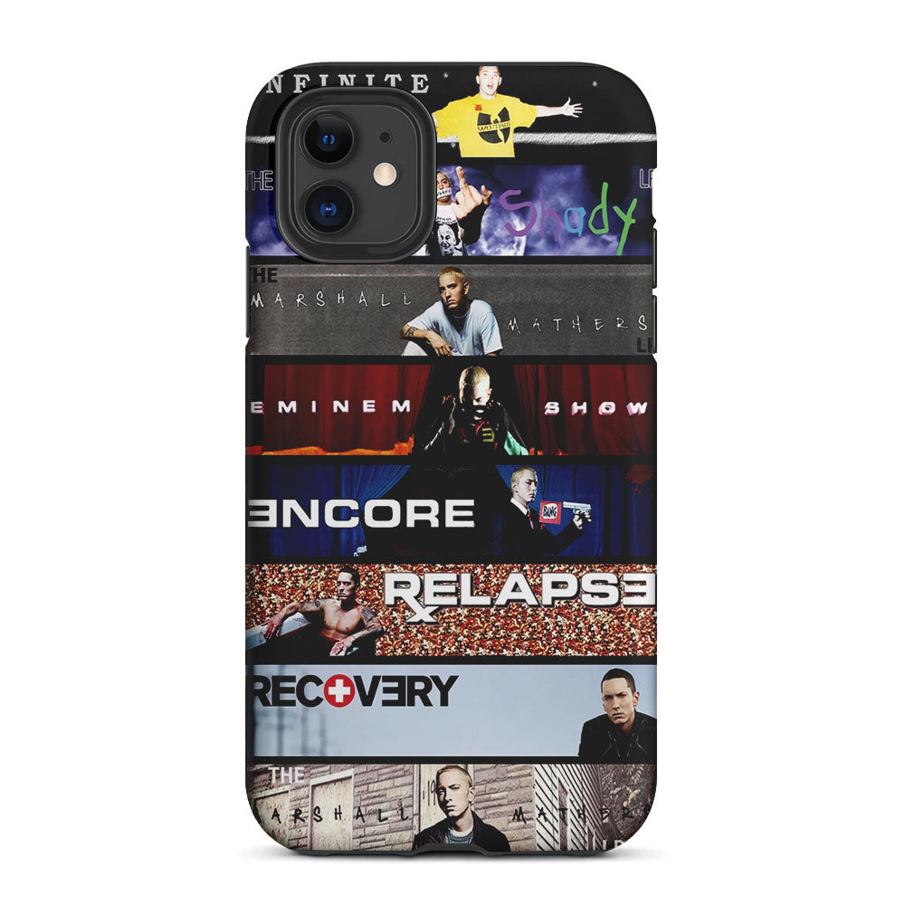 The Eminem Show Tracklist Poster 2 in 1 Tough Phone Case