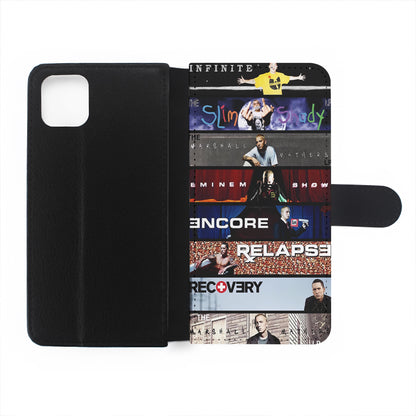 The Eminem Show Tracklist Poster Flip Wallet Phone Case