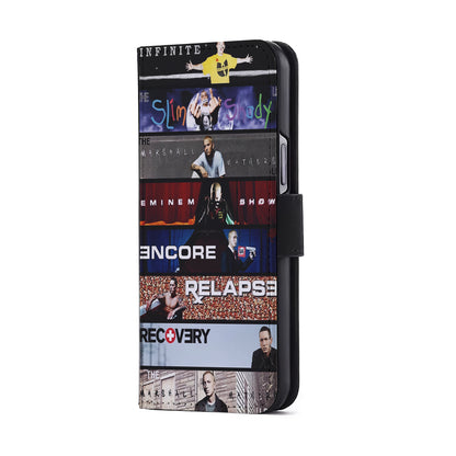 The Eminem Show Tracklist Poster Flip Wallet Phone Case