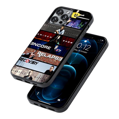 The Eminem Show Tracklist Poster 2D Rubber Phone Case-Oxvistore