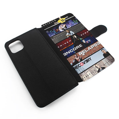 The Eminem Show Tracklist Poster Flip Wallet Phone Case