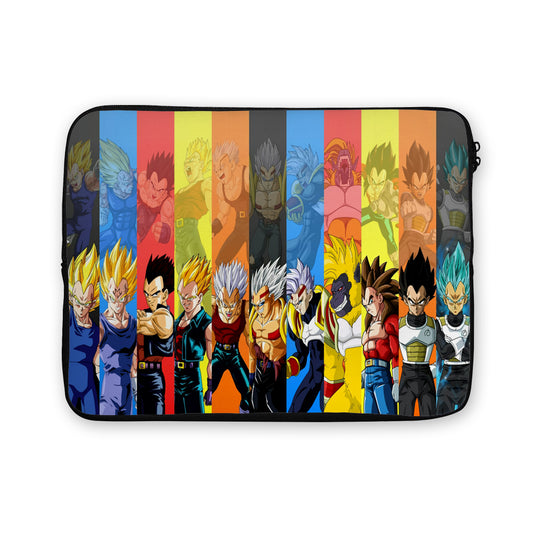 The Evolution of Vegeta Dragon Ball Laptop Sleeve Protective Cover