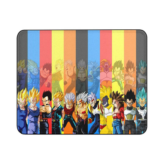 The Evolution of Vegeta Dragon Ball Mouse Pads-18x21 CM-Oxvistore