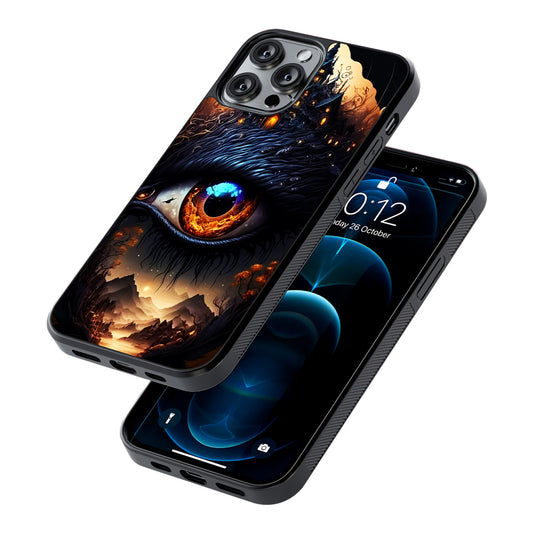 The Eye of Sauron Fantasy Art 2D Rubber Phone Case