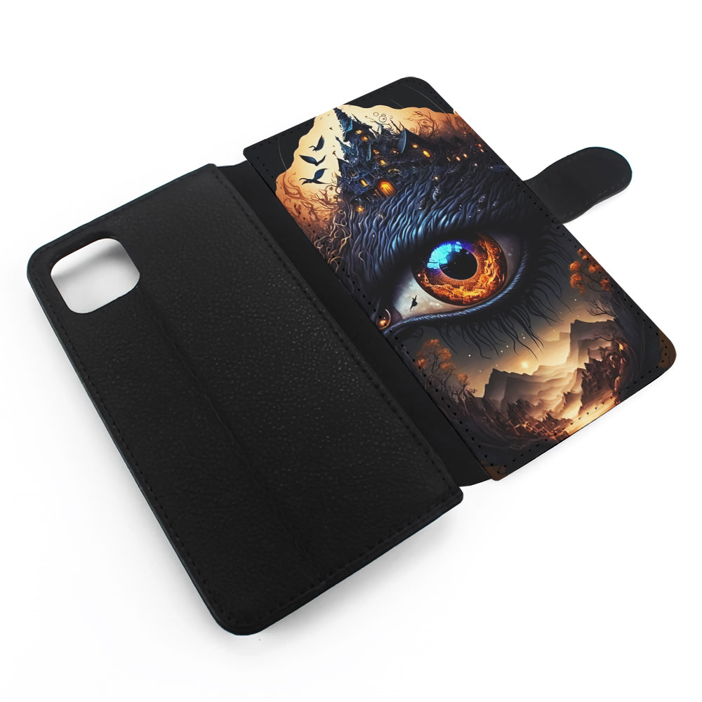 The Eye of Sauron Fantasy Art Flip Wallet Phone Case