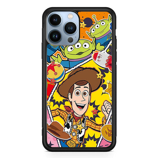 The Famous Cartoon Joy Smile iPhone 14 Pro Case-Rubber Black (2D Case)-Oxvistore
