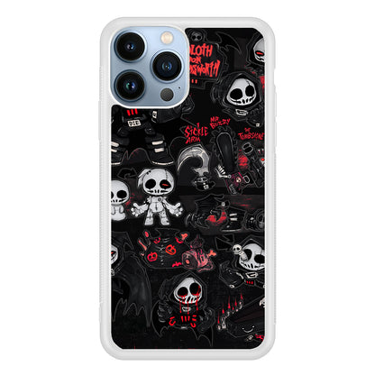 The Grim Reaper 2D Rubber Phone Case