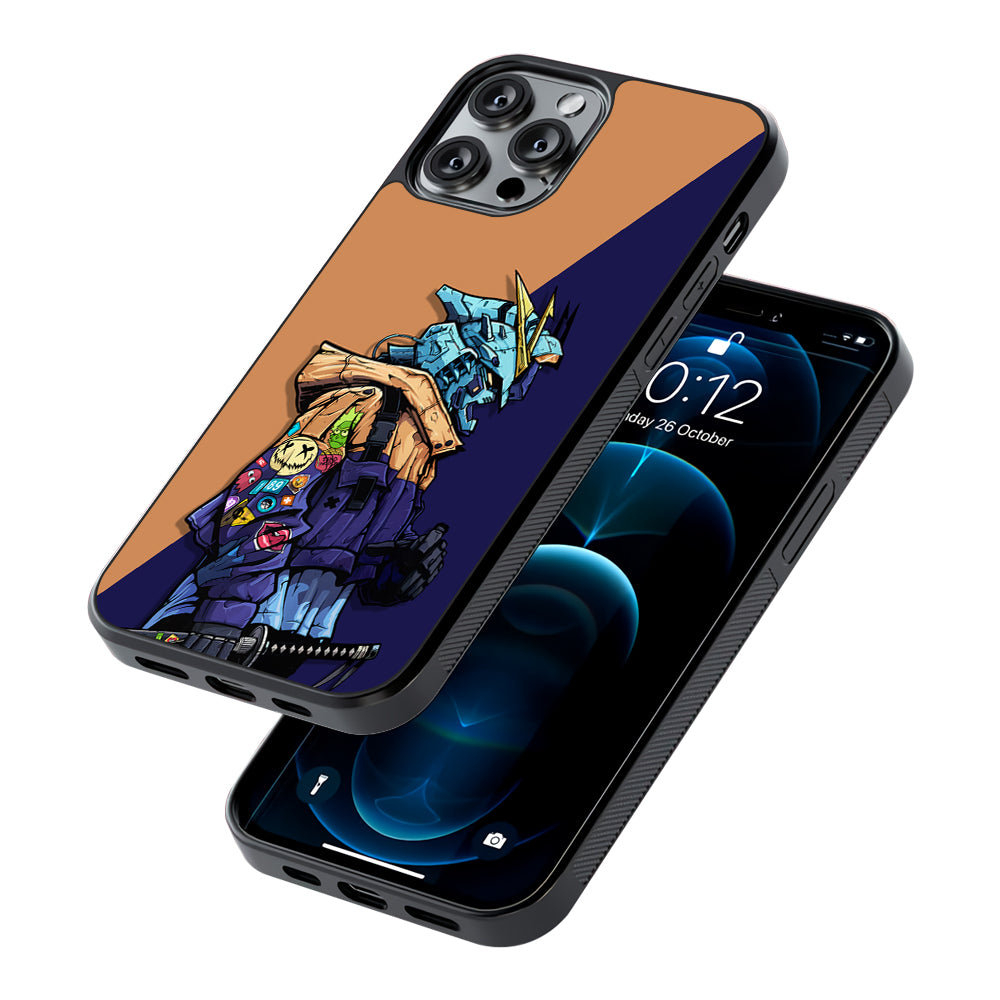 The Gundam Ronin Hypebeast 2D Rubber Phone Case