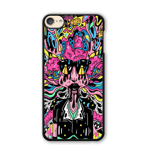The Melted Lady iPod Touch 6 Case-Plastic White (2D Case)-Oxvistore