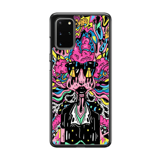 The Melted Lady Samsung Galaxy S20 Plus Case-Rubber Black (2D Case)-Oxvistore
