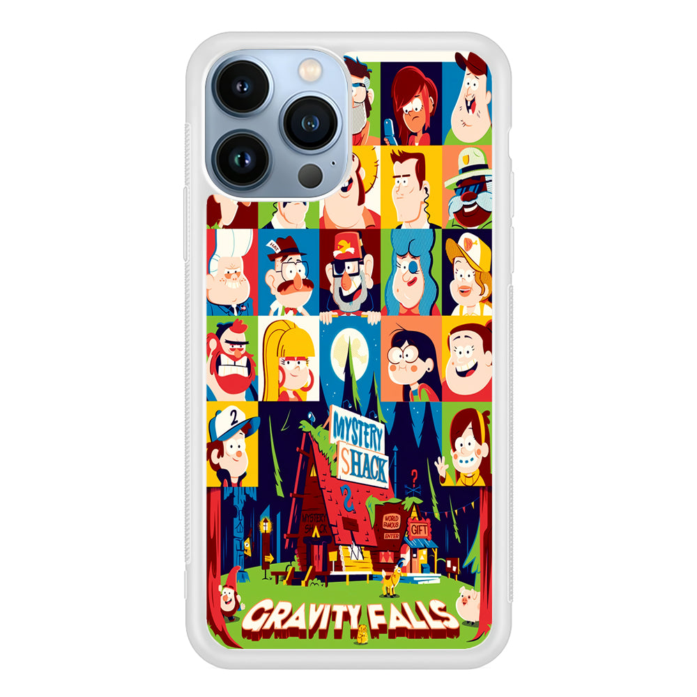 The Mystery Shack Gravity Falls 2D Rubber Phone Case