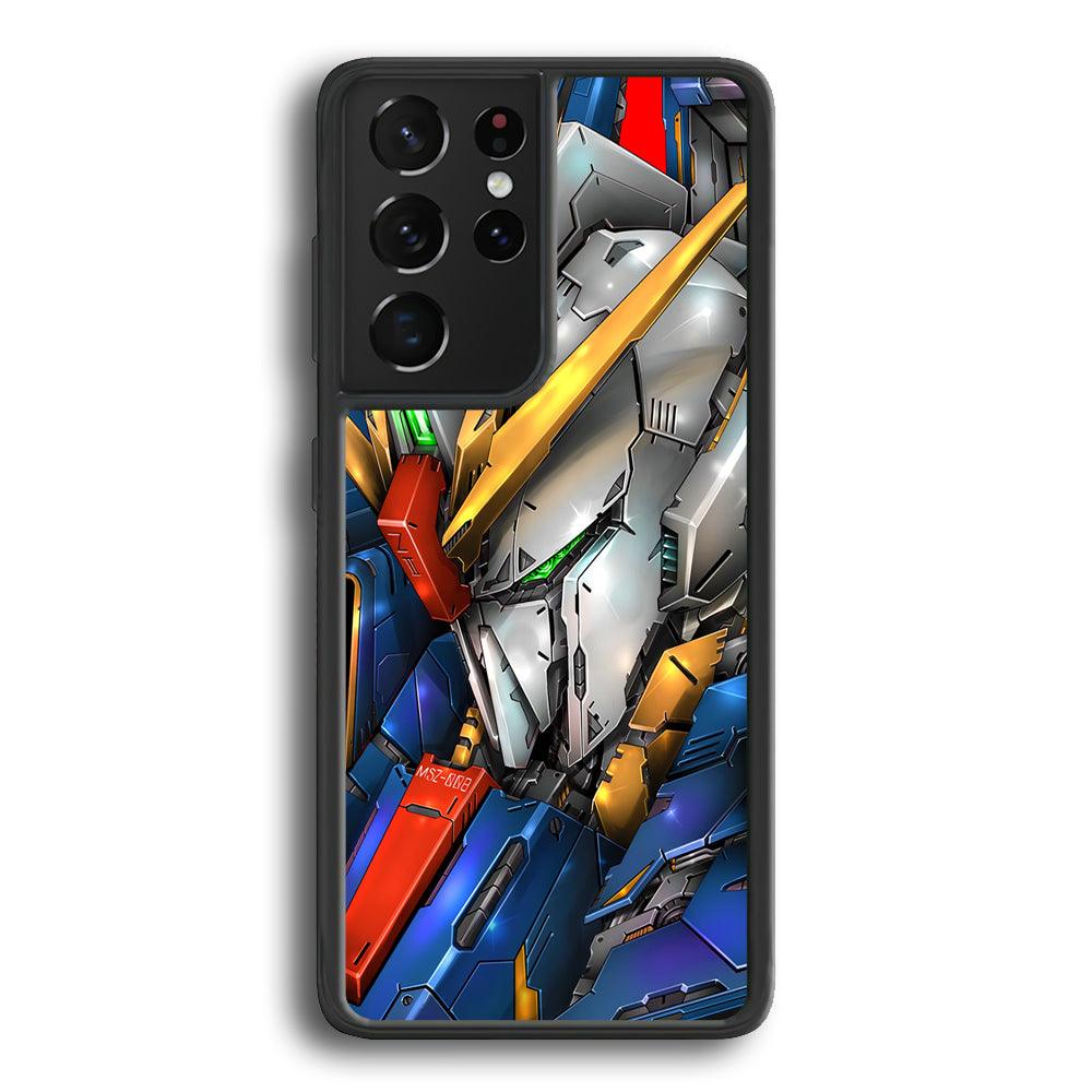 The Outside World Transformation Samsung Galaxy S24 Ultra Case-Rubber White (2D Case)-Oxvistore