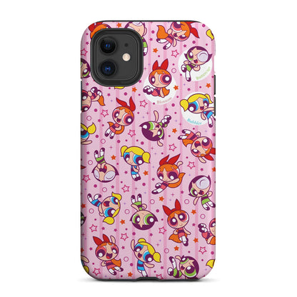 The Powerpuff Girls Cute Pattern 2 in 1 Tough Phone Case