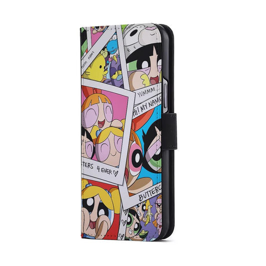 The Powerpuff Girls Photoshoot Flip Wallet Phone Case-Oxvistore