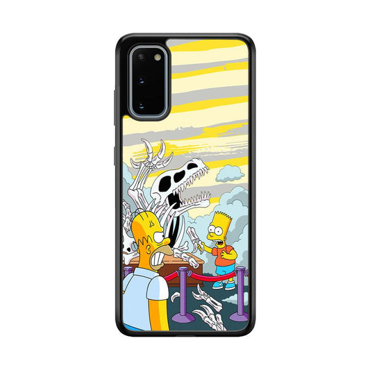 The Simpson Dad and Son Problems Samsung Galaxy S20 Case-Oxvistore