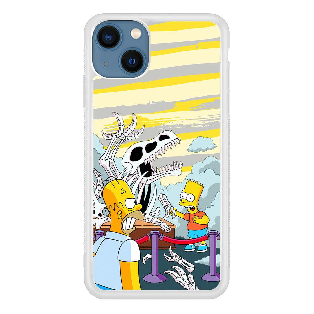 The Simpson Dad and Son Problems iPhone 14 Case-Oxvistore