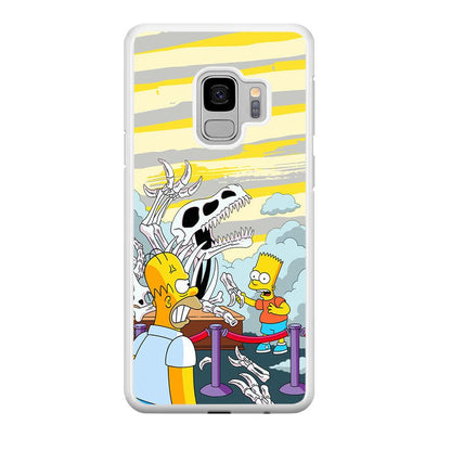 The Simpson Dad and Son Problems Samsung Galaxy S9 Case-Oxvistore