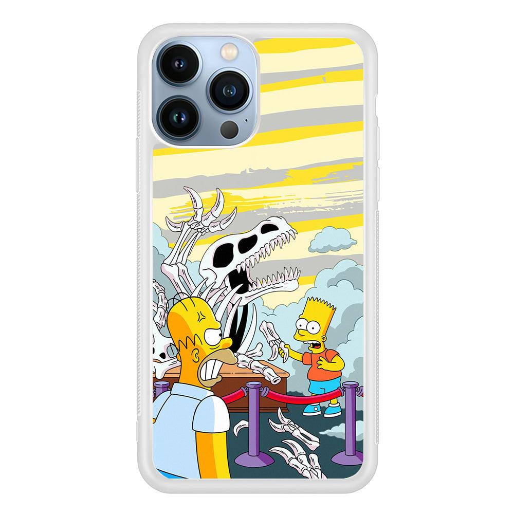 The Simpson Dad and Son Problems iPhone 15 Pro Max Case-Oxvistore