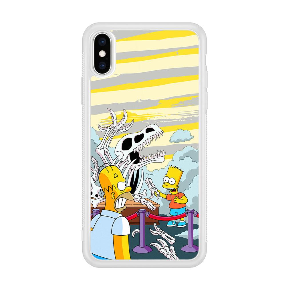 The Simpson Dad and Son Problems iPhone Xs Max Case-Oxvistore