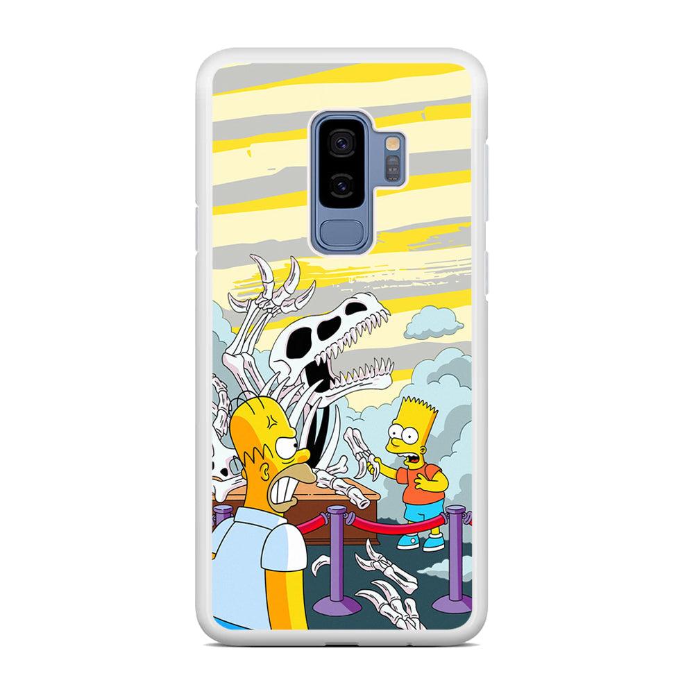 The Simpson Dad and Son Problems Samsung Galaxy S9 Plus Case-Oxvistore