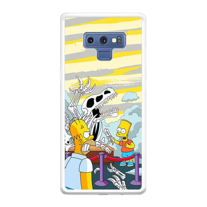 The Simpson Dad and Son Problems Samsung Galaxy Note 9 Case-Oxvistore