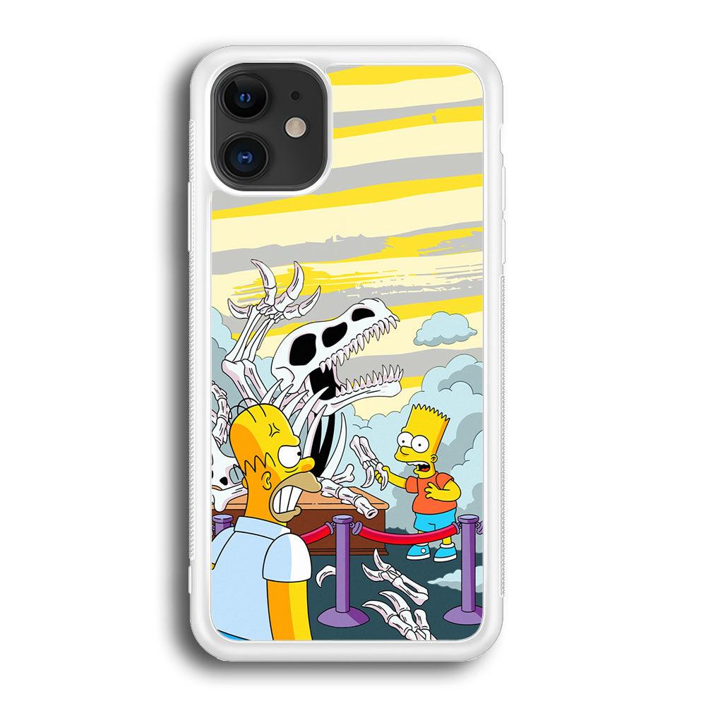 The Simpson Dad and Son Problems iPhone 12 Case-Oxvistore