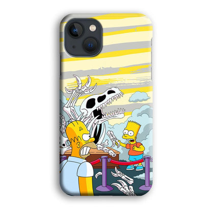 The Simpson Dad and Son Problems iPhone 14 Plus Case-Oxvistore