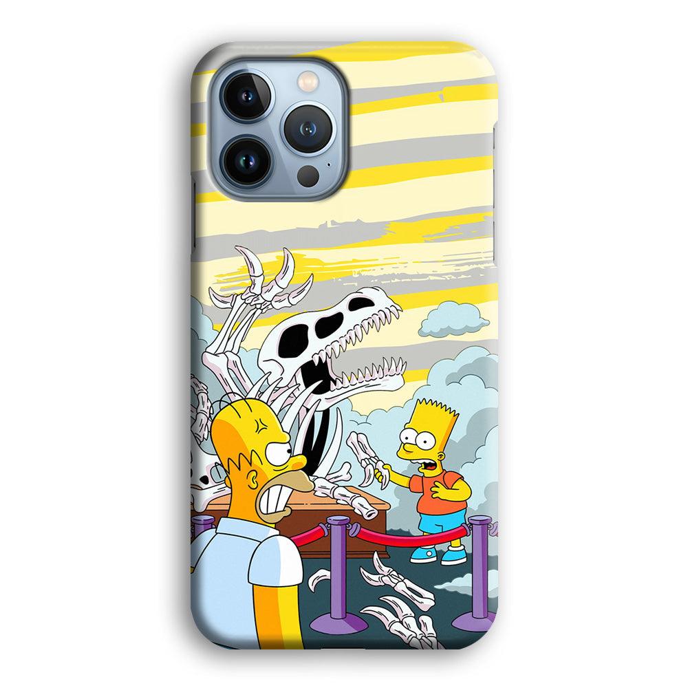 The Simpson Dad and Son Problems iPhone 14 Pro Case-Oxvistore