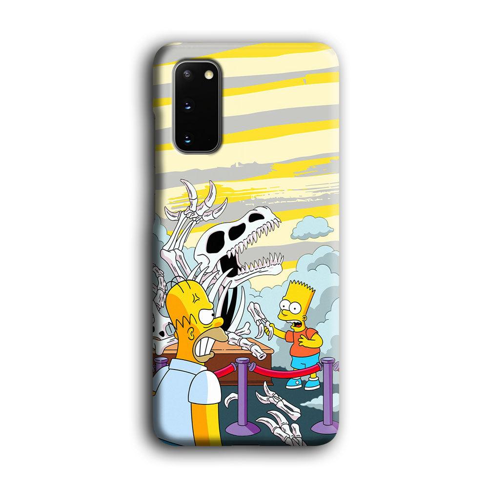 The Simpson Dad and Son Problems Samsung Galaxy S20 Case-Oxvistore