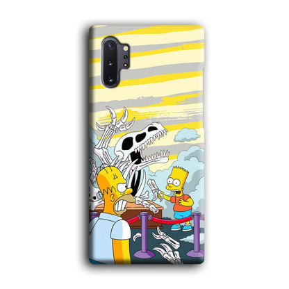 The Simpson Dad and Son Problems Samsung Galaxy Note 10 Plus Case-Oxvistore