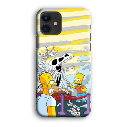 The Simpson Dad and Son Problems iPhone 12 Case-Oxvistore