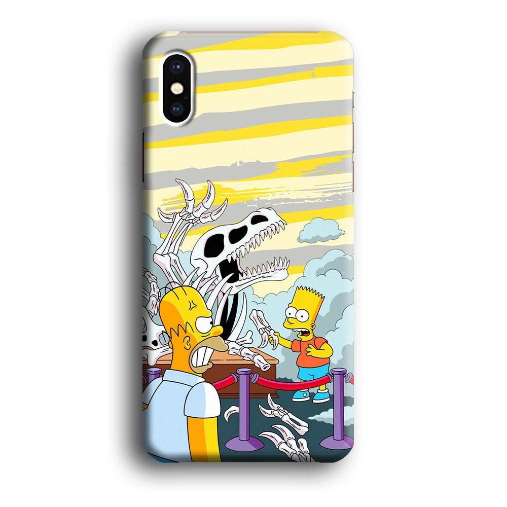 The Simpson Dad and Son Problems iPhone Xs Max Case-Oxvistore