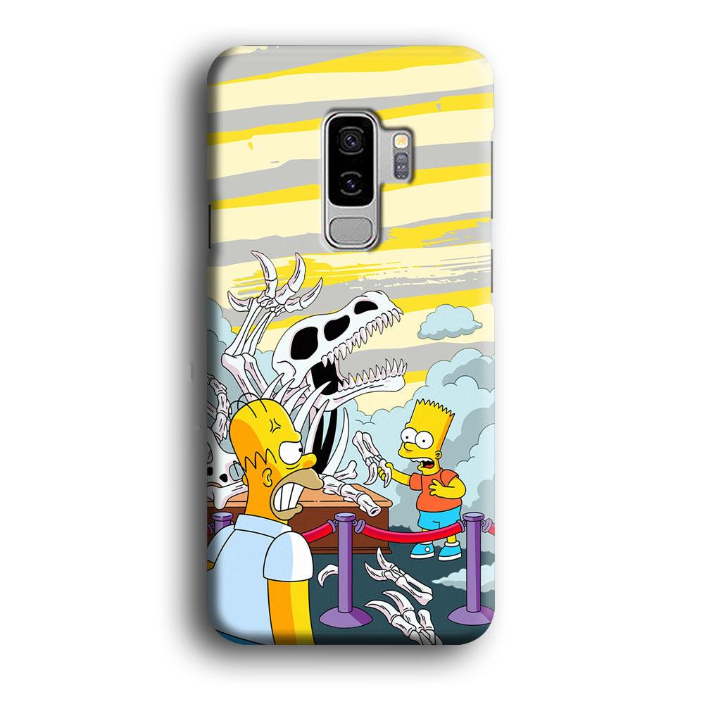 The Simpson Dad and Son Problems Samsung Galaxy S9 Plus Case-Oxvistore