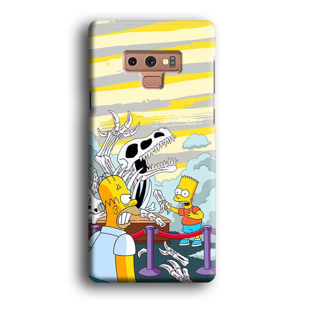 The Simpson Dad and Son Problems Samsung Galaxy Note 9 Case-Oxvistore