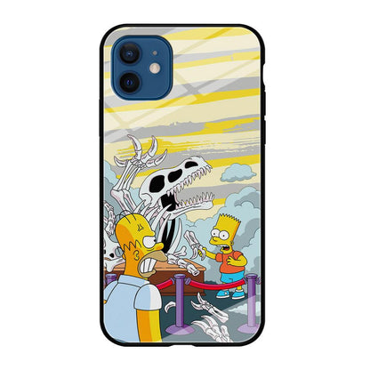 The Simpson Dad and Son Problems iPhone 12 Case-Oxvistore