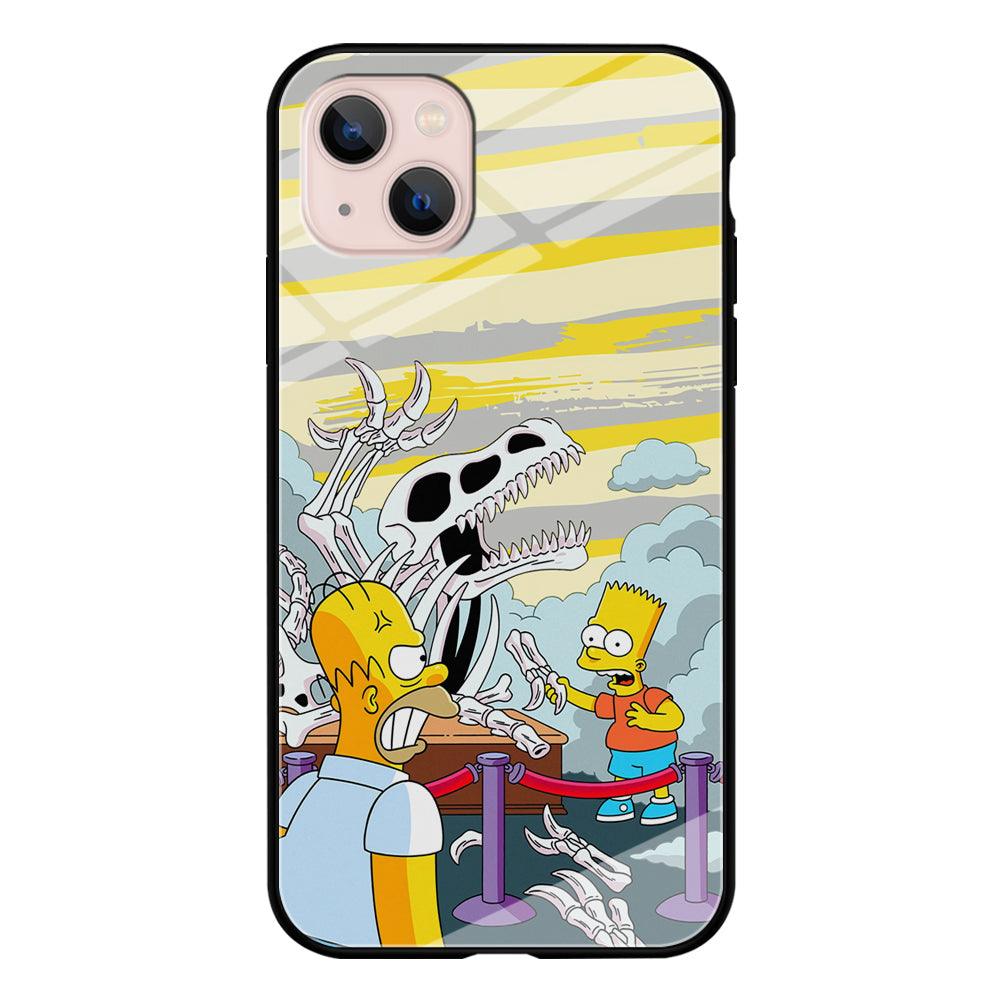 The Simpson Dad and Son Problems iPhone 14 Case-Oxvistore