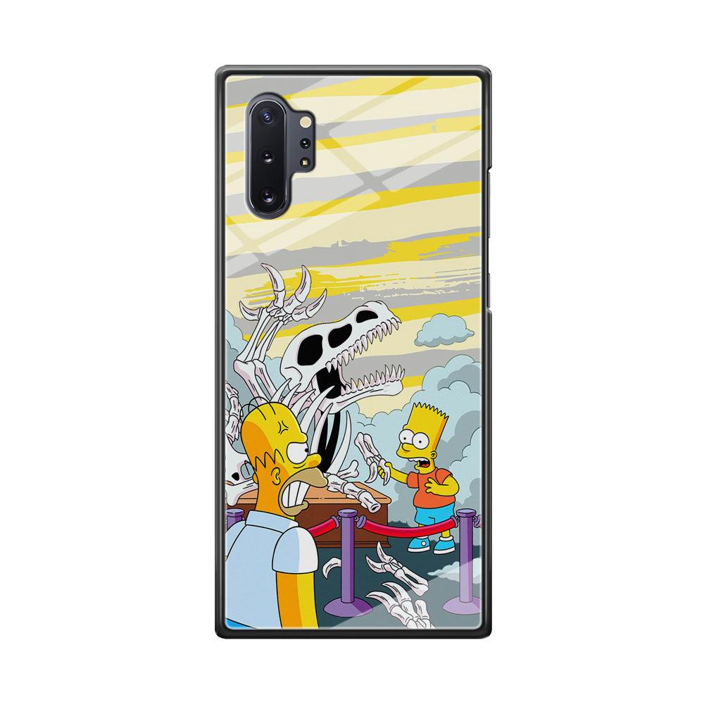 The Simpson Dad and Son Problems Samsung Galaxy Note 10 Plus Case-Oxvistore