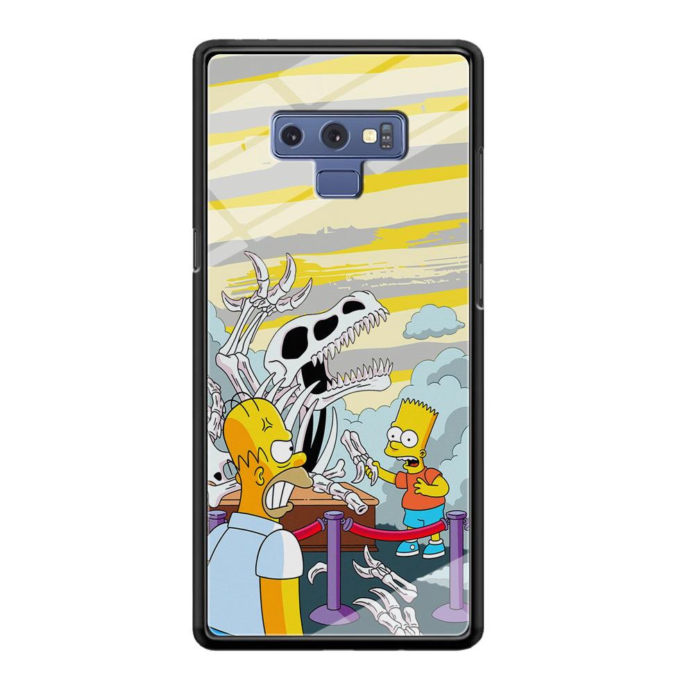 The Simpson Dad and Son Problems Samsung Galaxy Note 9 Case-Oxvistore