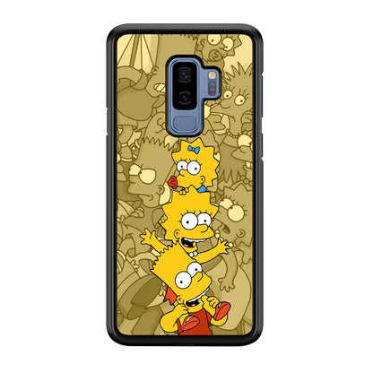 The Simpson Family Warmth Samsung Galaxy S9 Plus Case-Oxvistore