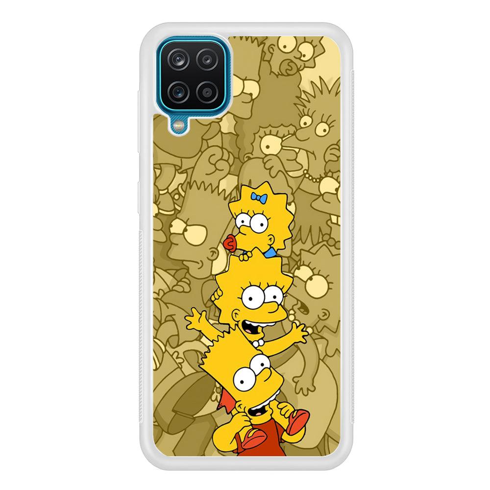 The Simpson Family Warmth Samsung Galaxy A12 Case-Oxvistore