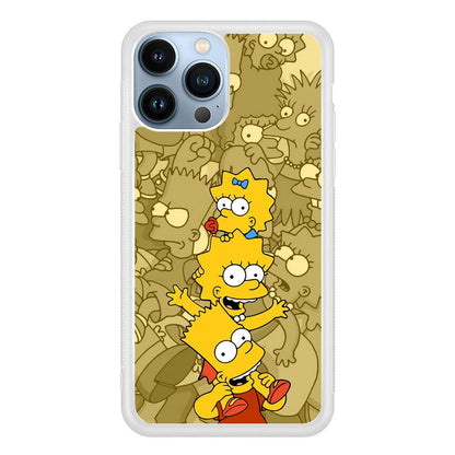 The Simpson Family Warmth iPhone 15 Pro Case-Oxvistore