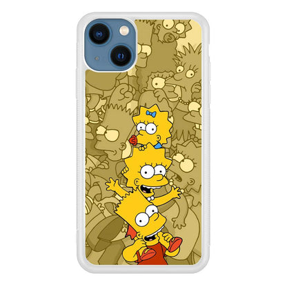 The Simpson Family Warmth iPhone 15 Plus Case-Oxvistore