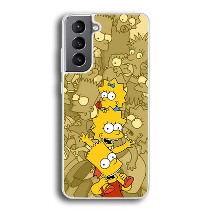 The Simpson Family Warmth Samsung Galaxy S21 Plus Case-Oxvistore