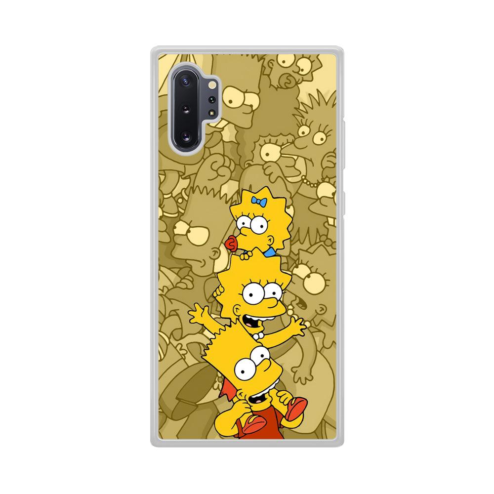 The Simpson Family Warmth Samsung Galaxy Note 10 Plus Case-Oxvistore